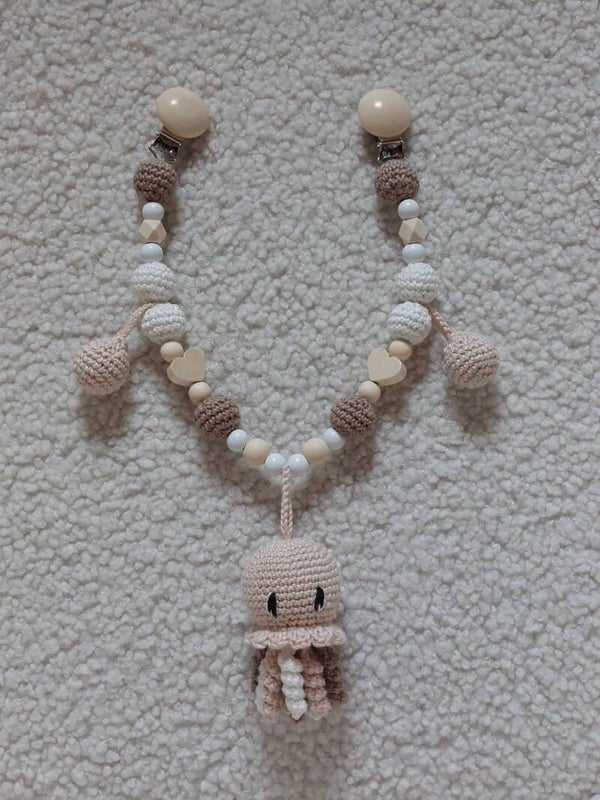 Kinderwagenkette Tintenfisch🐙🩷