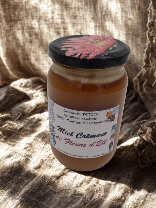 Miel crémeux de fleurs d'été