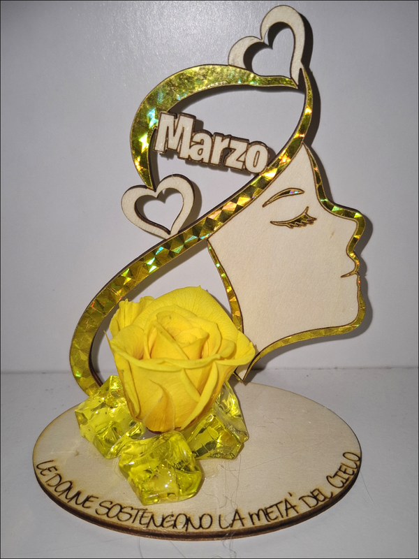 8 Marzo con Rosa Stabilizzata
