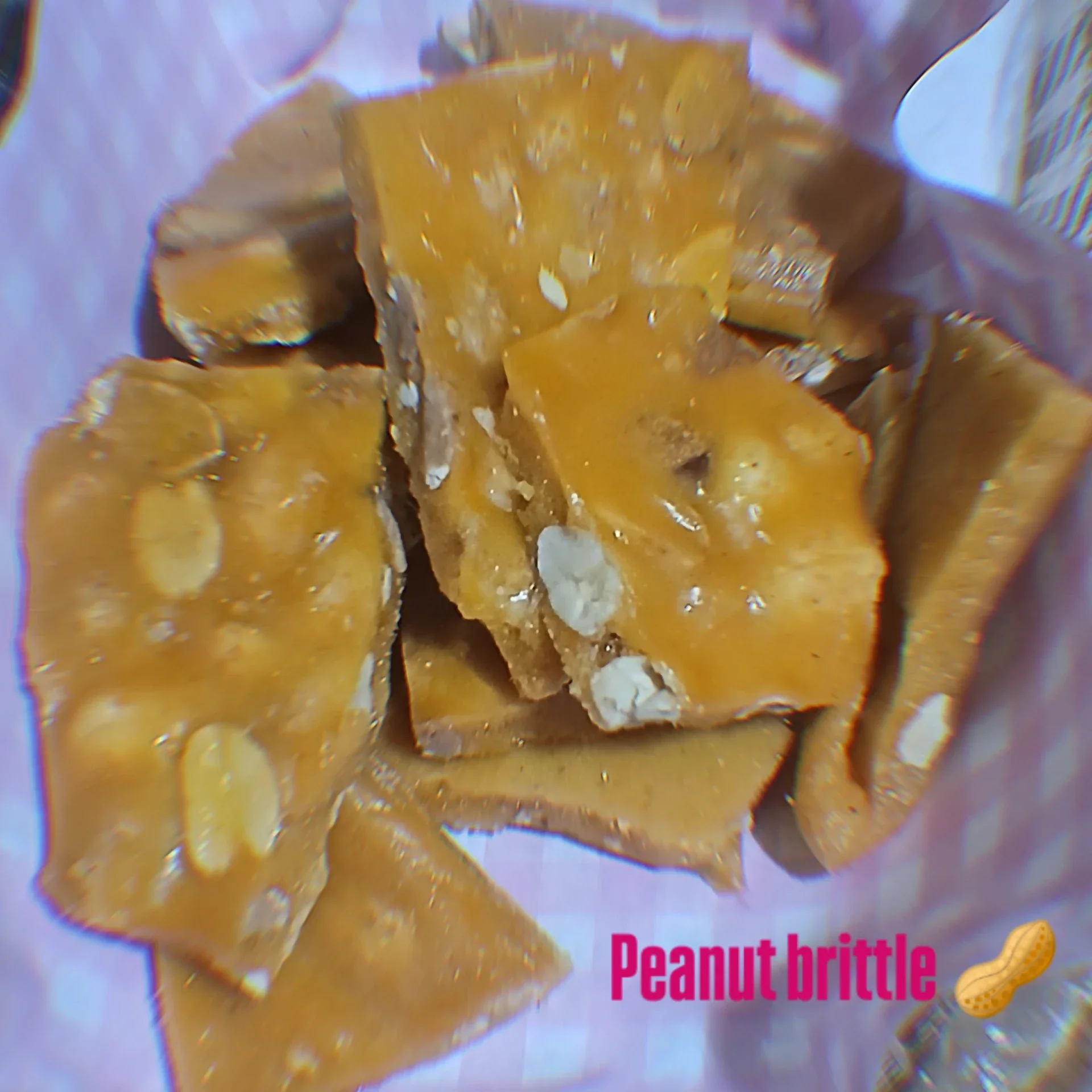 Peanut brittle