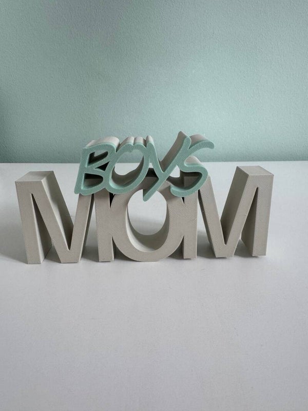 Schriftzug Boy mom