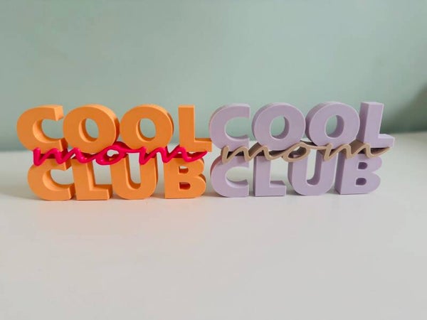 Schriftzug Cool Mom Club