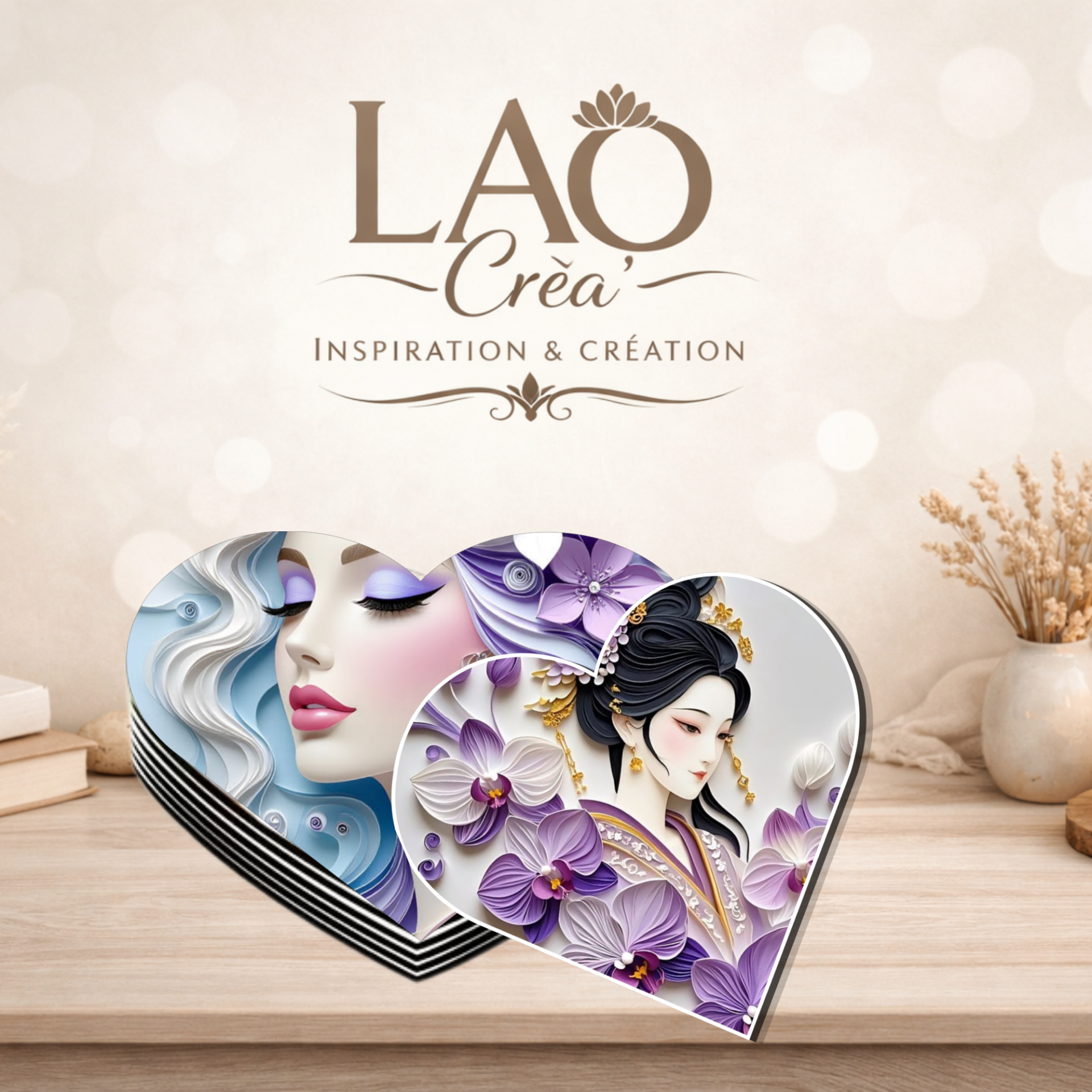 Aimant cœur sublimation 5,5 cm – Magnet vierge personnalisable | DIY, cadeau photo, décoration frigo