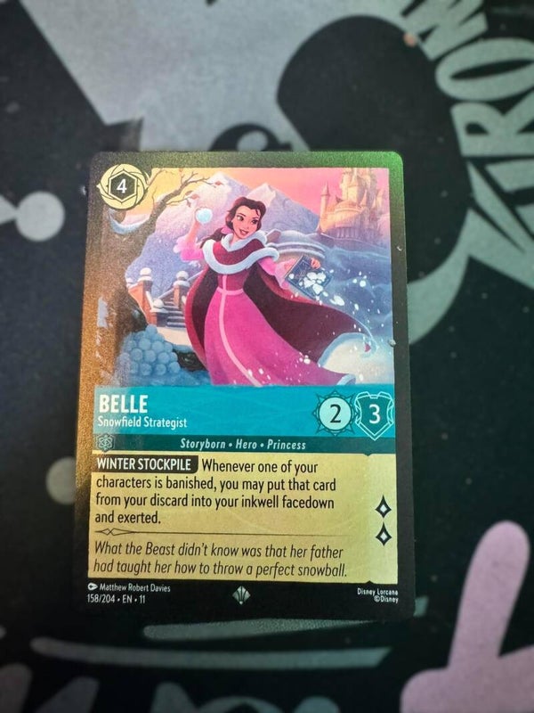 belle snowfield strategist (super-rare) top loaded blue