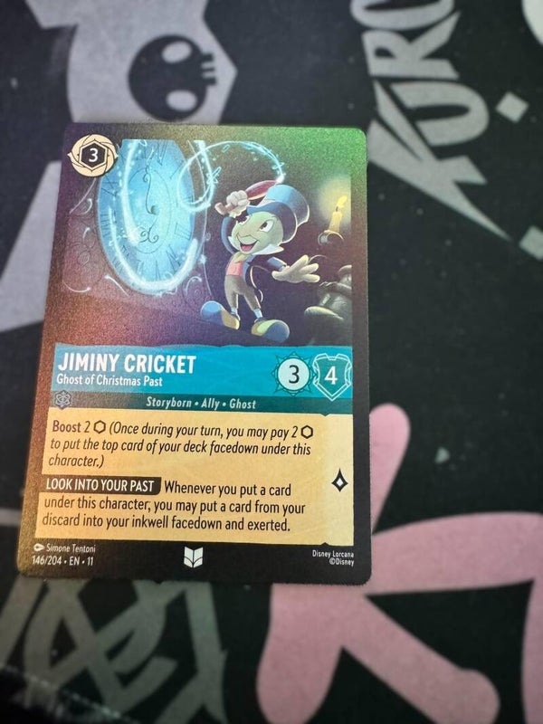 jimmy cricket (ghost of Christmas past) blue uncommon