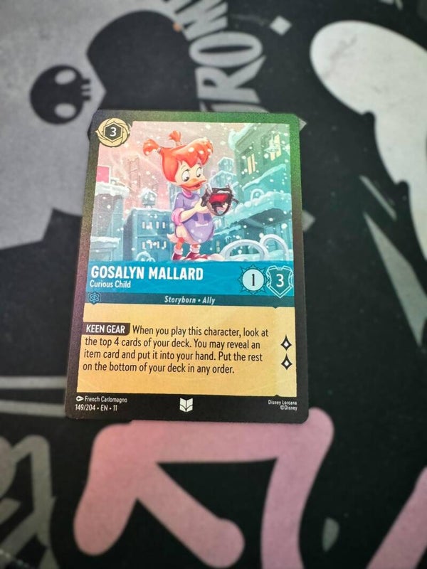 GOSALYN MALLARD ( curious child) uncommon blue