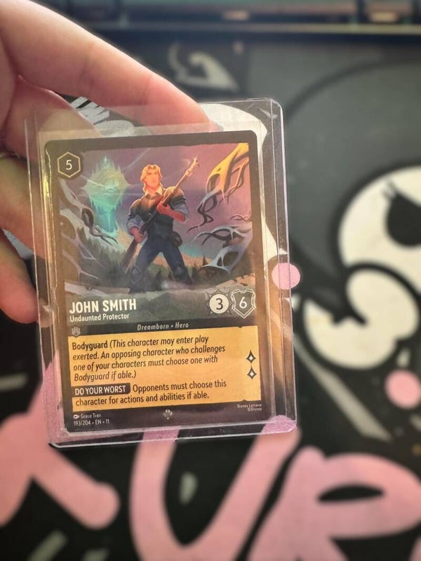 john smith ( undounted protector)  gray super rare top loaded