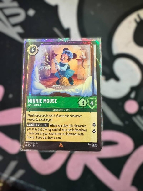 minnie mouse ( ars. cratchiut) green rare