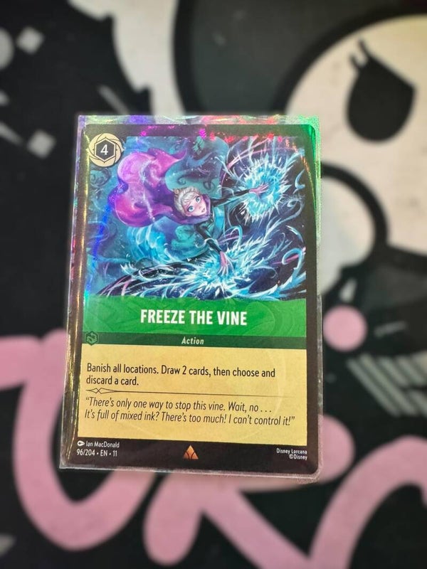 freeze the vine green rare