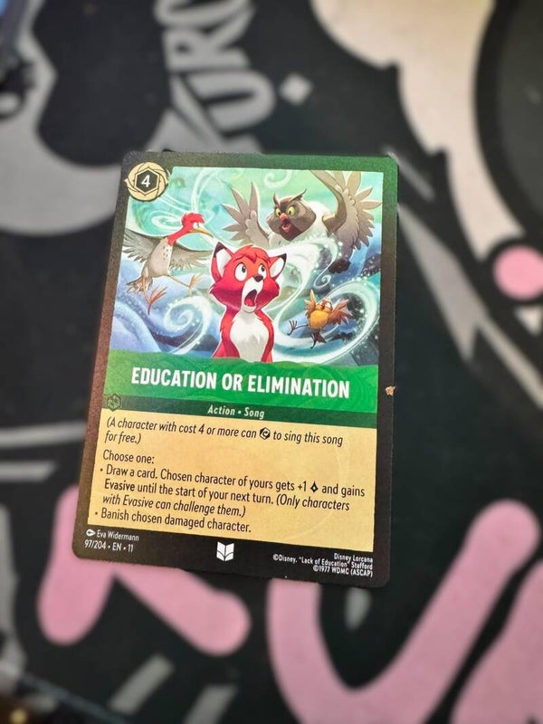 education or elimination green uncommon