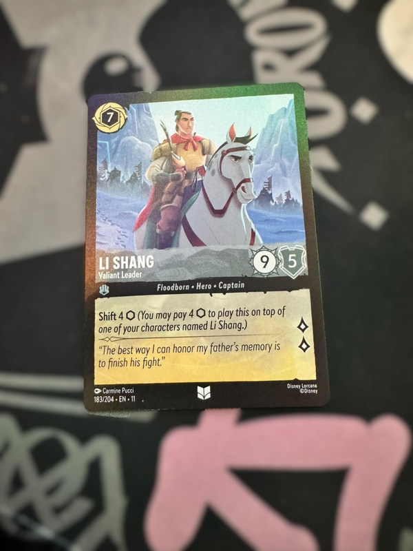li shang ( valiant leader) uncommon gray