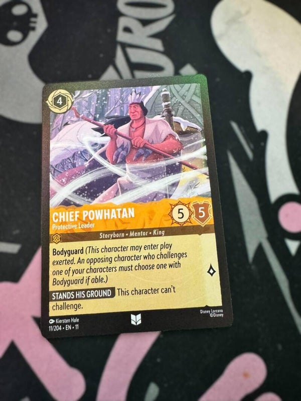 cheif powhatan ( protective leader ) orange uncommon