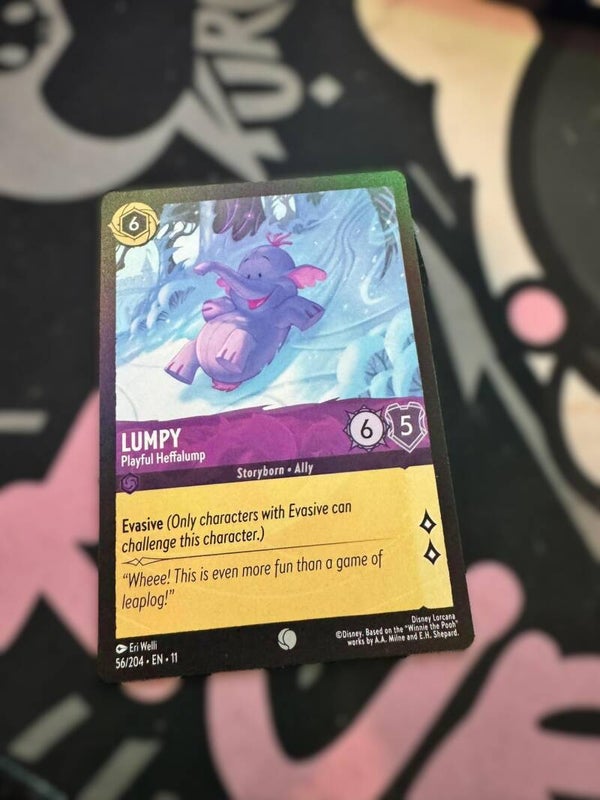 lumpy ( playful heffalump) purple common