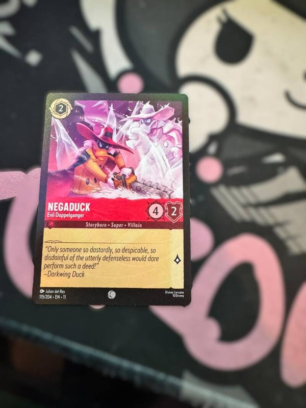 negaduck ( evil doppelganger) red common