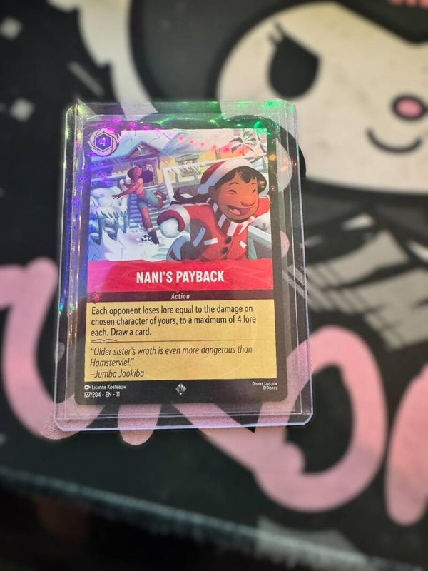 nanis payback red  super rare top loaded