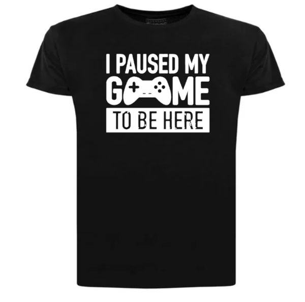 I paused my game te be here