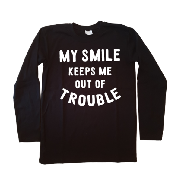 My smile keeps me out of trouble