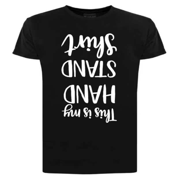 This is my hand stand shirt