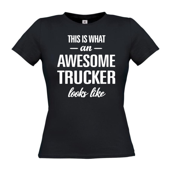 This is what an amesome trucker looks like
