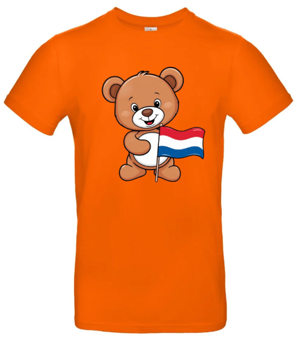 Beer met vlag volwassenen