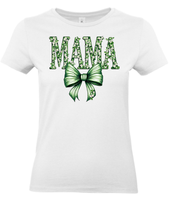 Green Floral Coquette Mama