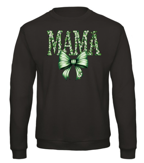 Green Floral Coquette Mama