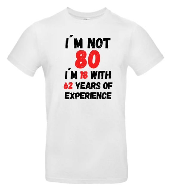 I´m not ...(kies eigen leeftijd)