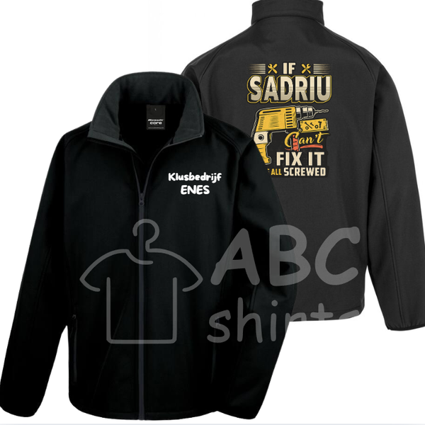 klusbedrijf Enes Softshell jas