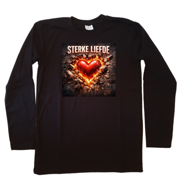 Sterke liefde kids lange mouwen