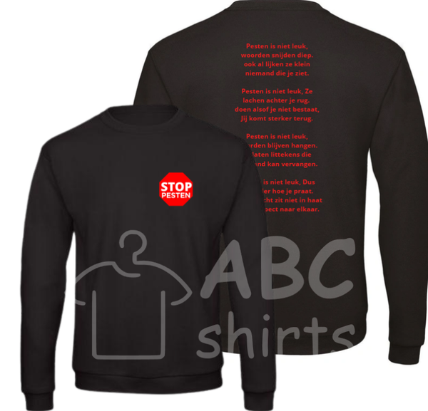 Stop pesten Trui