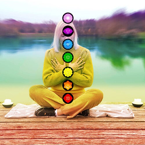 Imposition des mains à hauteur du visage