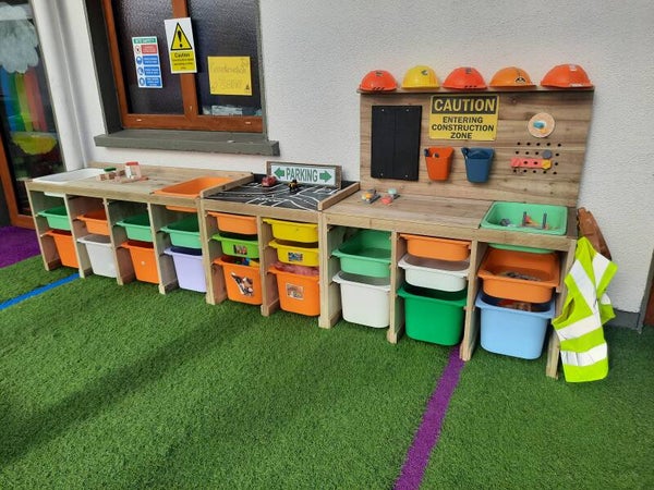 Storage and Sensory Tables