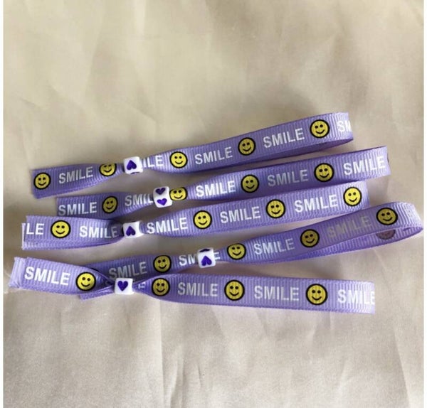 bracelet smile lilac