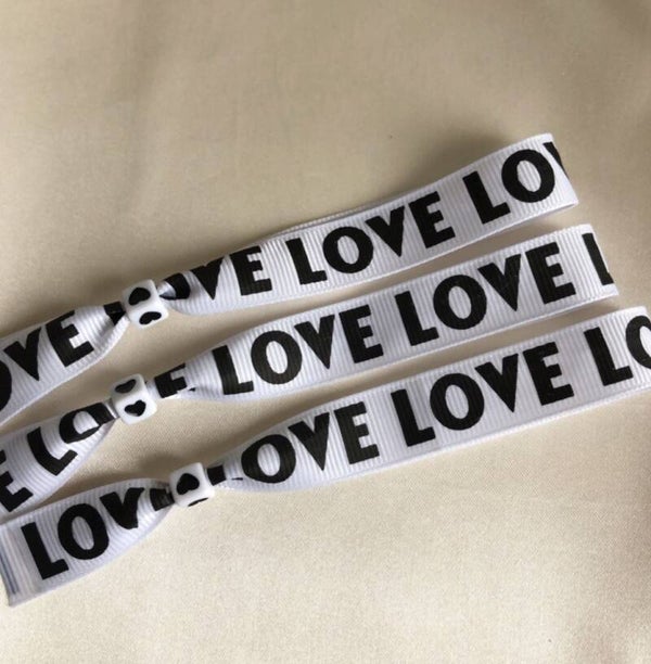 bracelet love white large