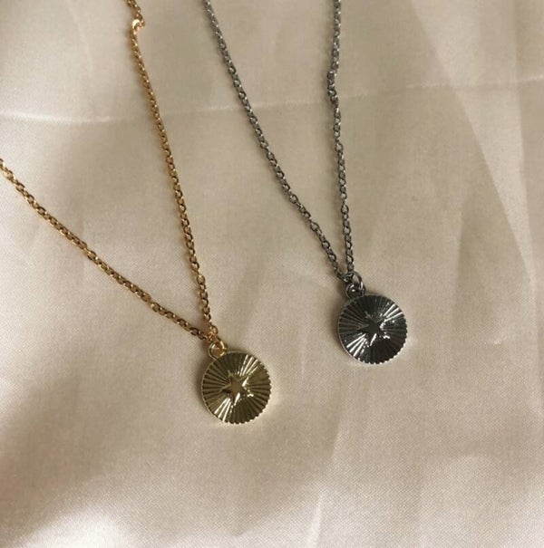 necklace star coin