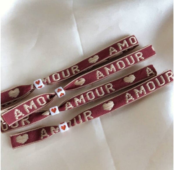 bracelet amour red