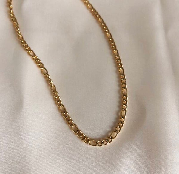 necklace small chains gold