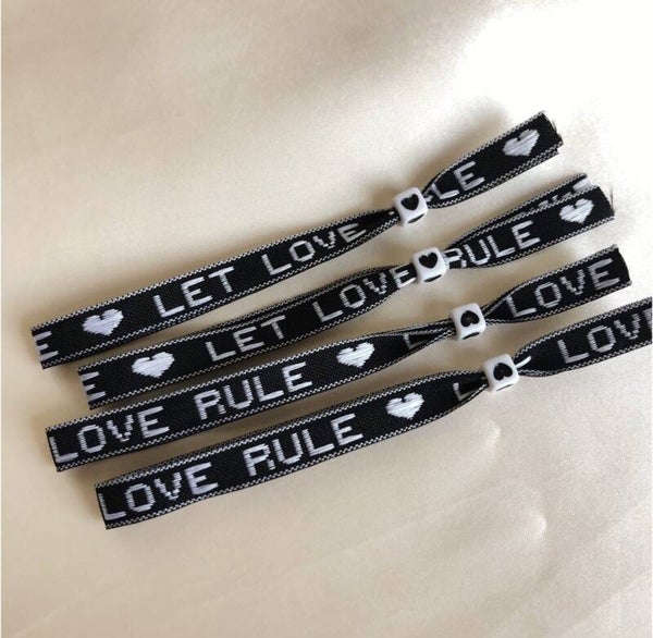 bracelet let love rule black