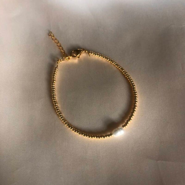bracelet pearl gold
