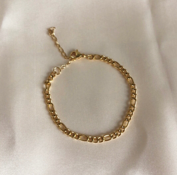 bracelet small chains gold
