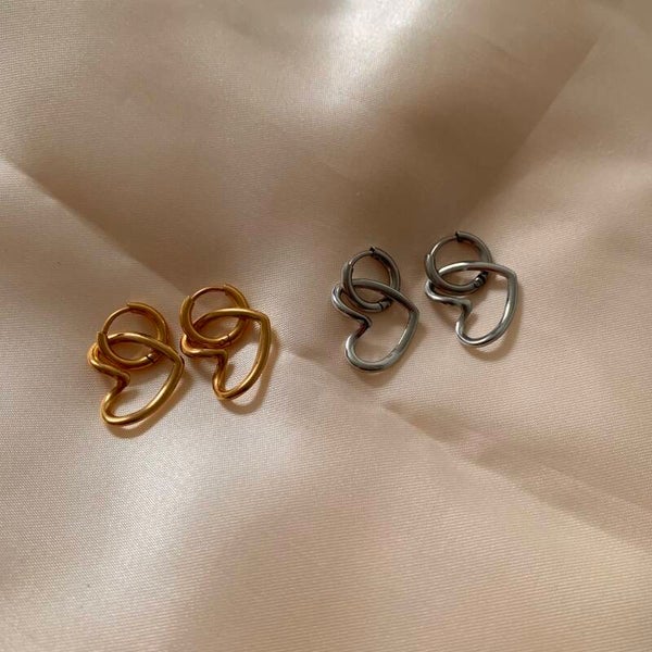 earrings open hearts 2