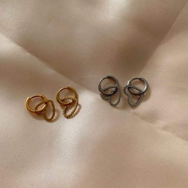 earrings hearts