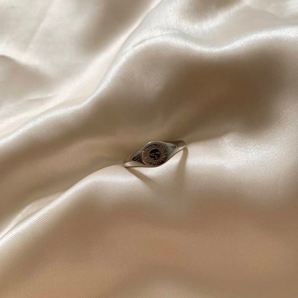 ring sunshine silver