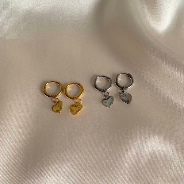 earrings small hearts