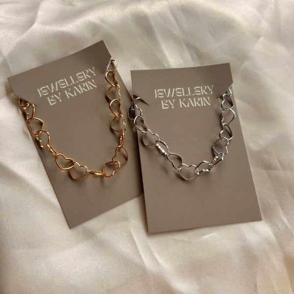 bracelet big open hearts