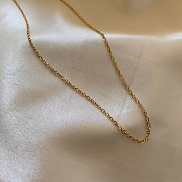 necklace basic chain gold