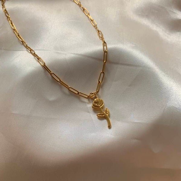 necklace chains rose