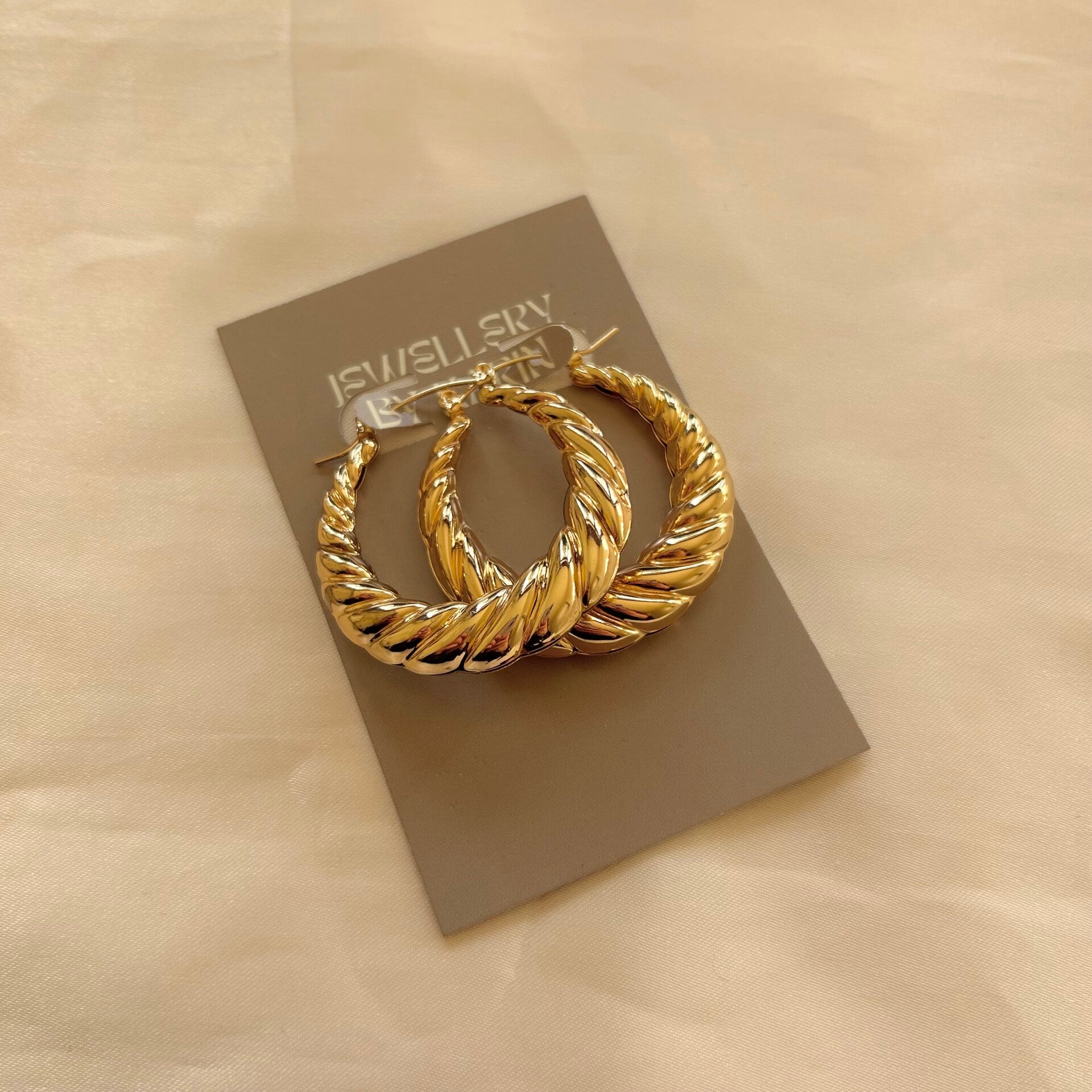 earrings hoops texture