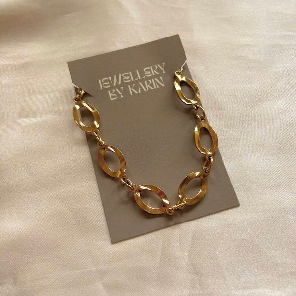 bracelet big chains gold