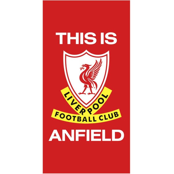 Liverpool FC This Is Anfield Towel Official Merchandise